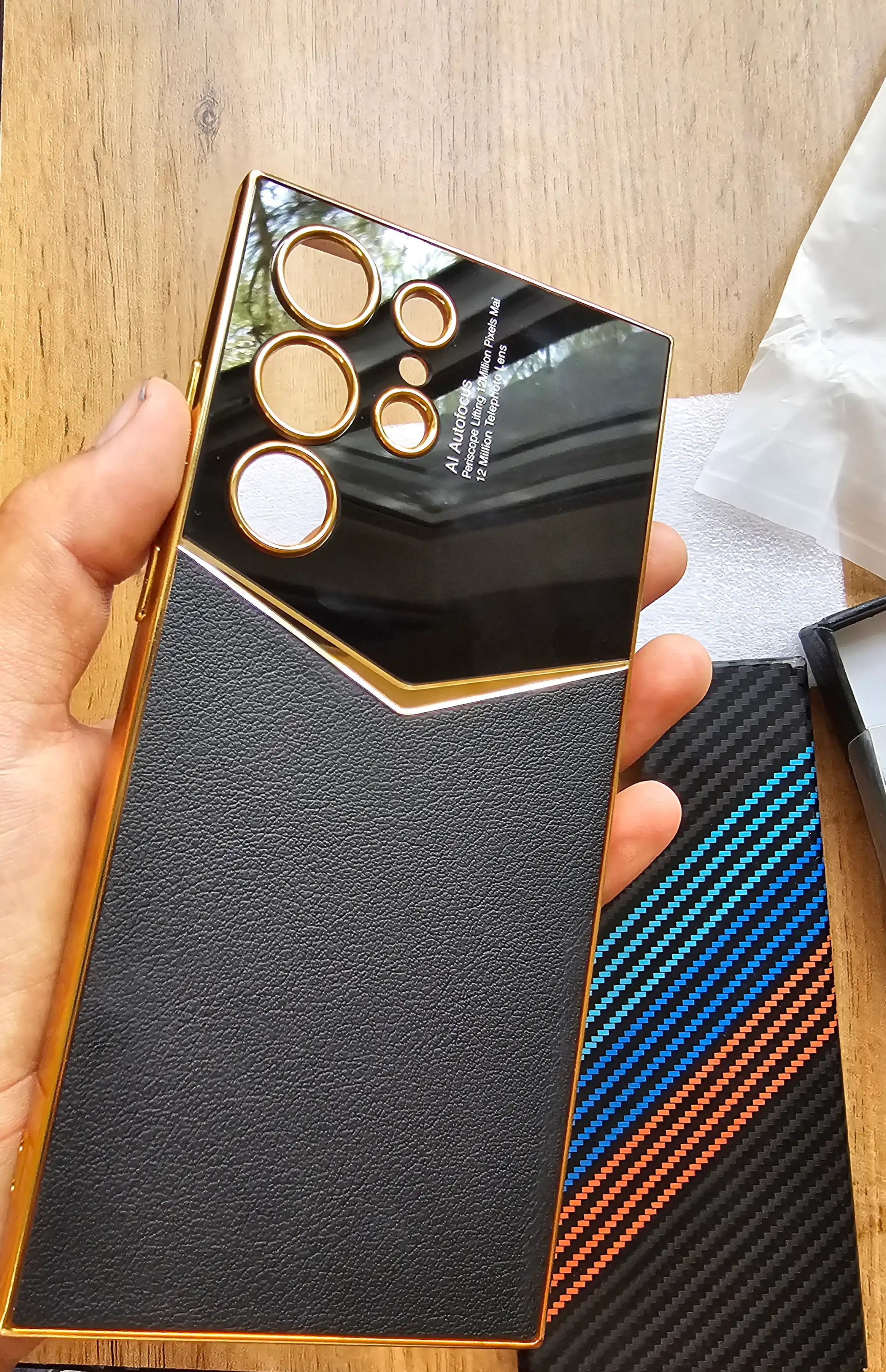 Чехол на самсунг гибкий защитный  с кожаной текстурой для Samsung S23, S24, S25 Ultra