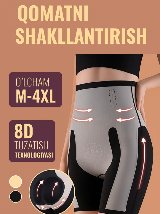 Ozdoruvchi va qad qomatni shaklantiruvchi Retuza , Slim Body 8D , qorini tortuvchi - 