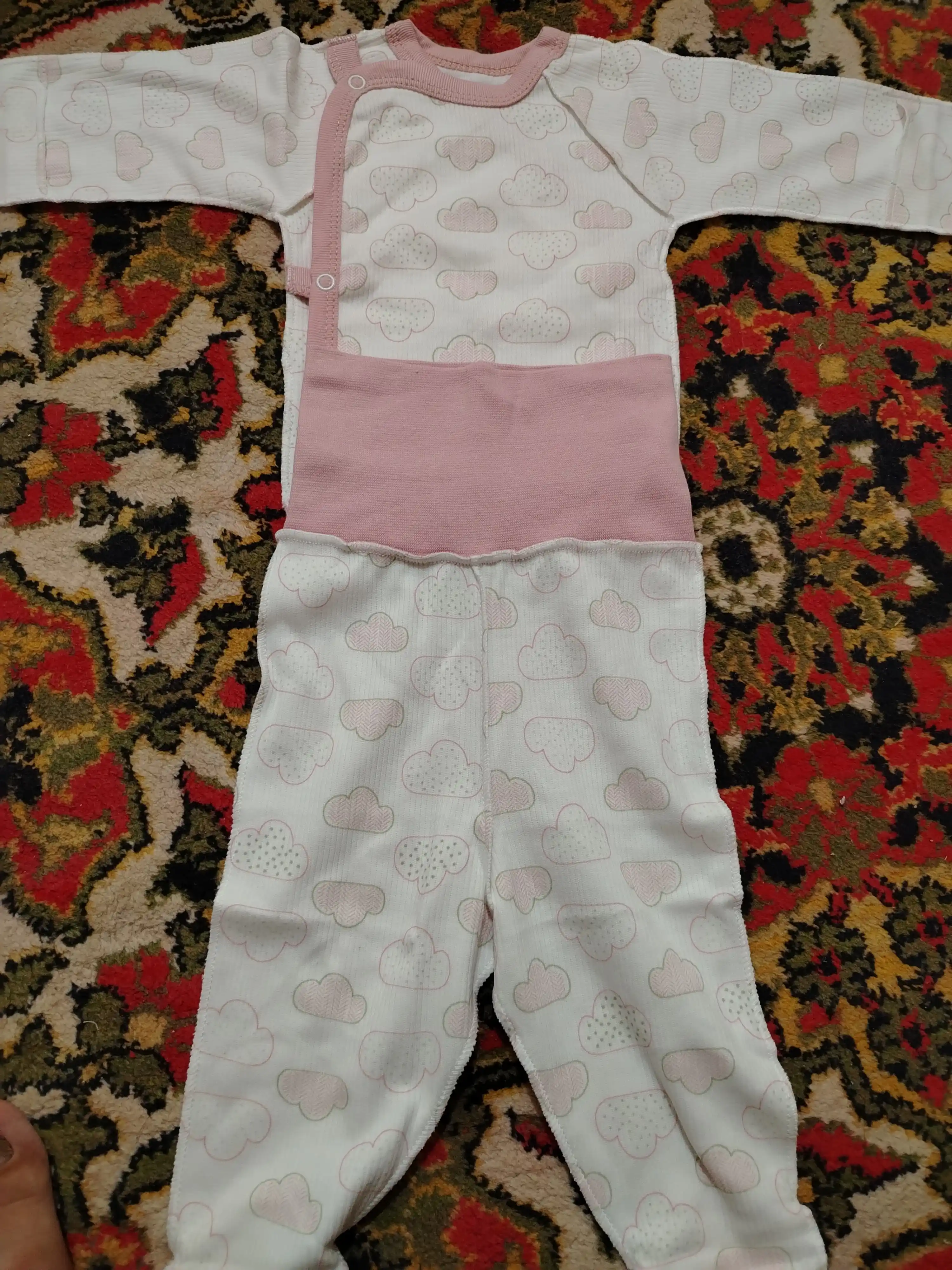 Комплект для роддома, кофта и ползунки