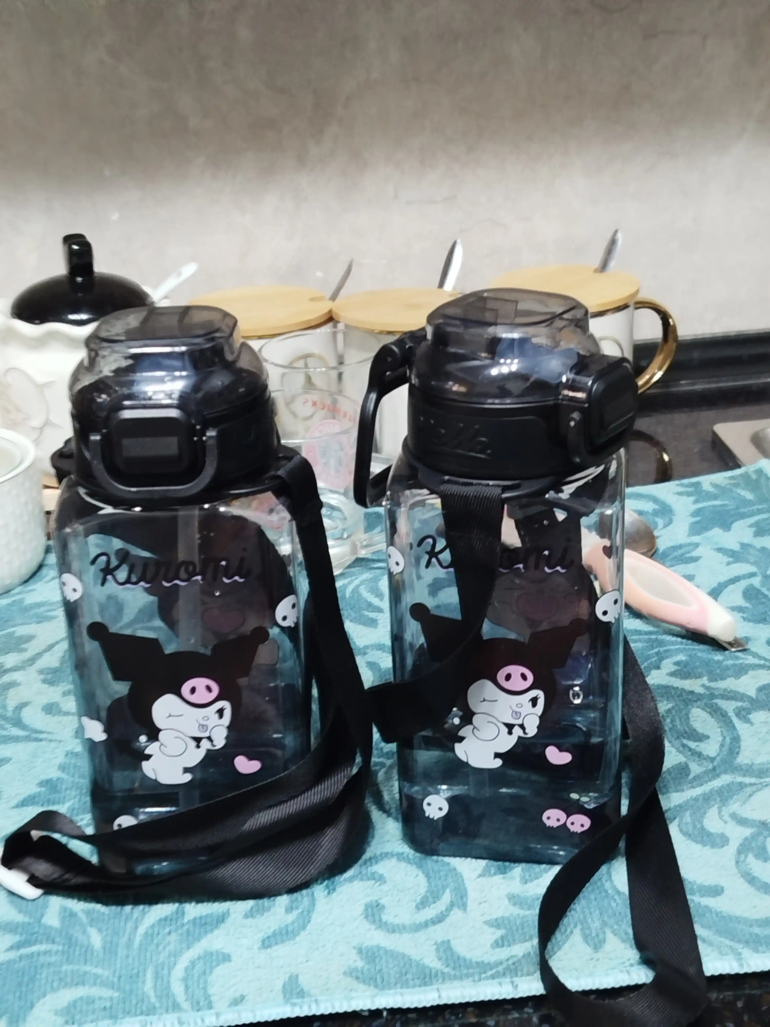 Детская бутылка для воды с силиконовой трубочкой и непроливайка, Zi Store
