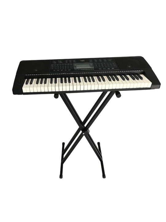 X - shaklidagi elektr pianino stendi, elektron klaviatura stendi