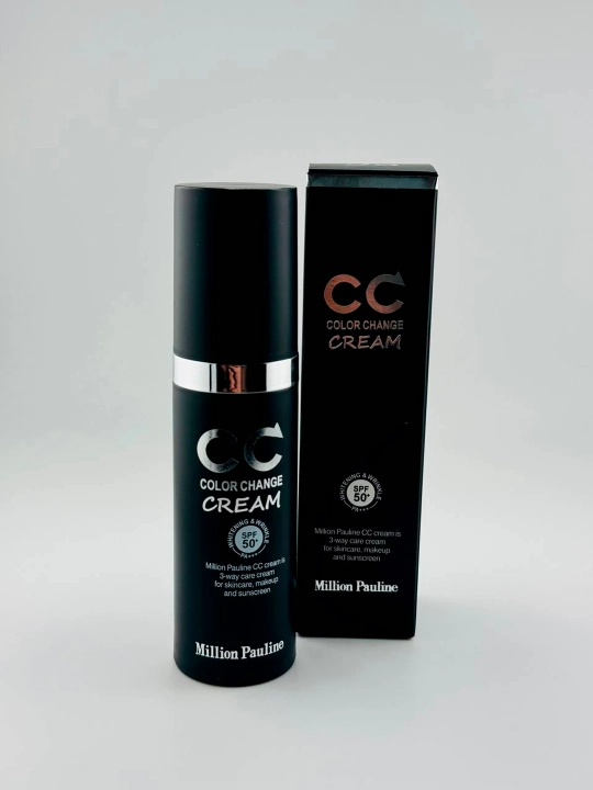 Namlovch va quyoshdan himoyalovchi CC krem Miion Pauline CC Color Change SPF50+ PA, 30 ml
