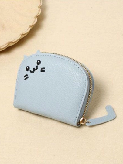 Кошелек для женщин и девочек, для карт и денег — ANORBAG-KASHMU-ГОЛУБ