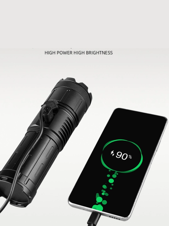 Фонарь дальний, светодиодный фонарь, Powerbank (3 км )