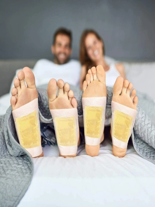 Пластырь Kinoki Detox для стоп, от токсинов, 10 шт