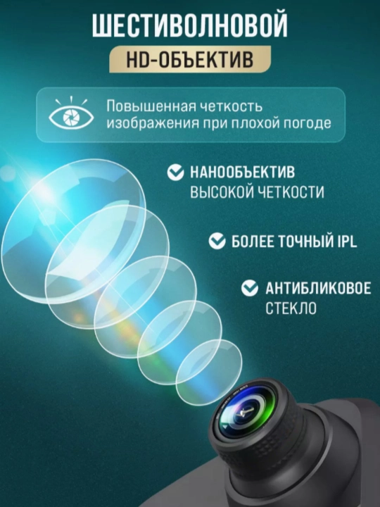 VideoregistrAvtomobil ator-oyna, orqa ko'rinish kamerasi bilan Full HD