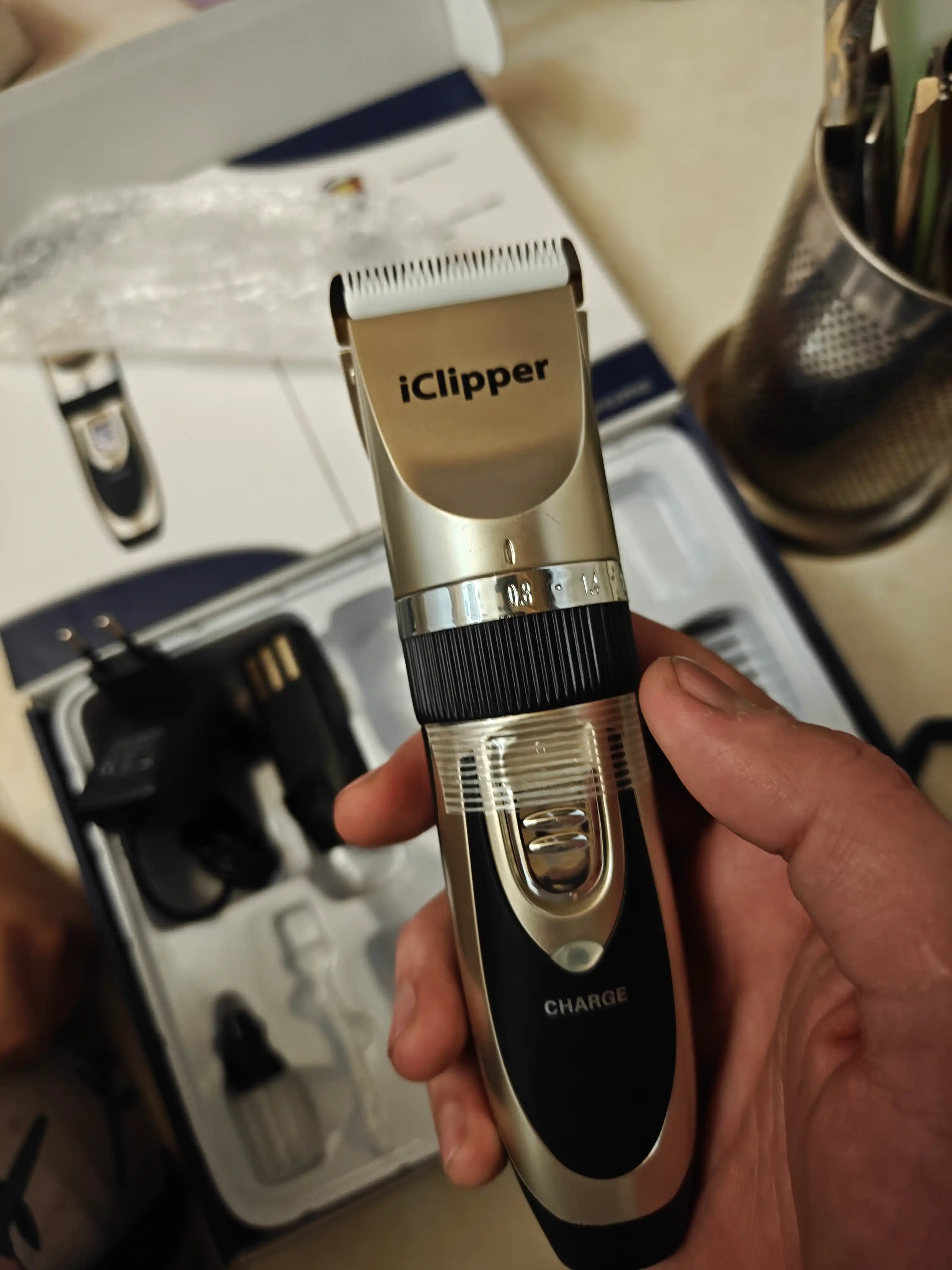 IClipper профессиональная машинка для волос и бороды