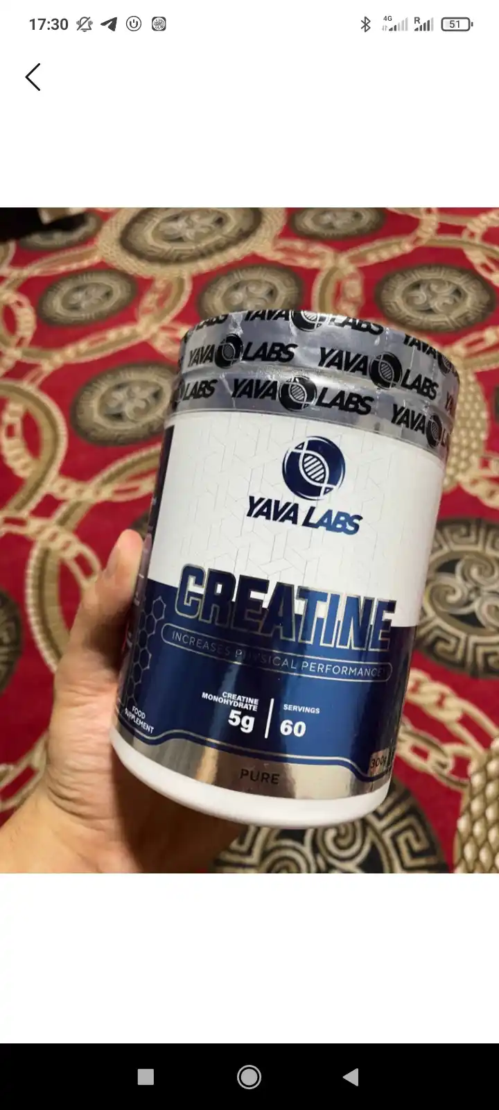 YAVA LABS CREATINE kukun, kapsula, mazza qo'shilgan