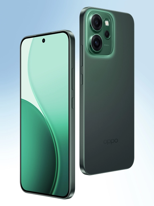 Смартфон Oppo Reno 14F 5G (8/256GB, 12/512GB), Белый/Зеленый, IP69 защита, 1 год гарантии