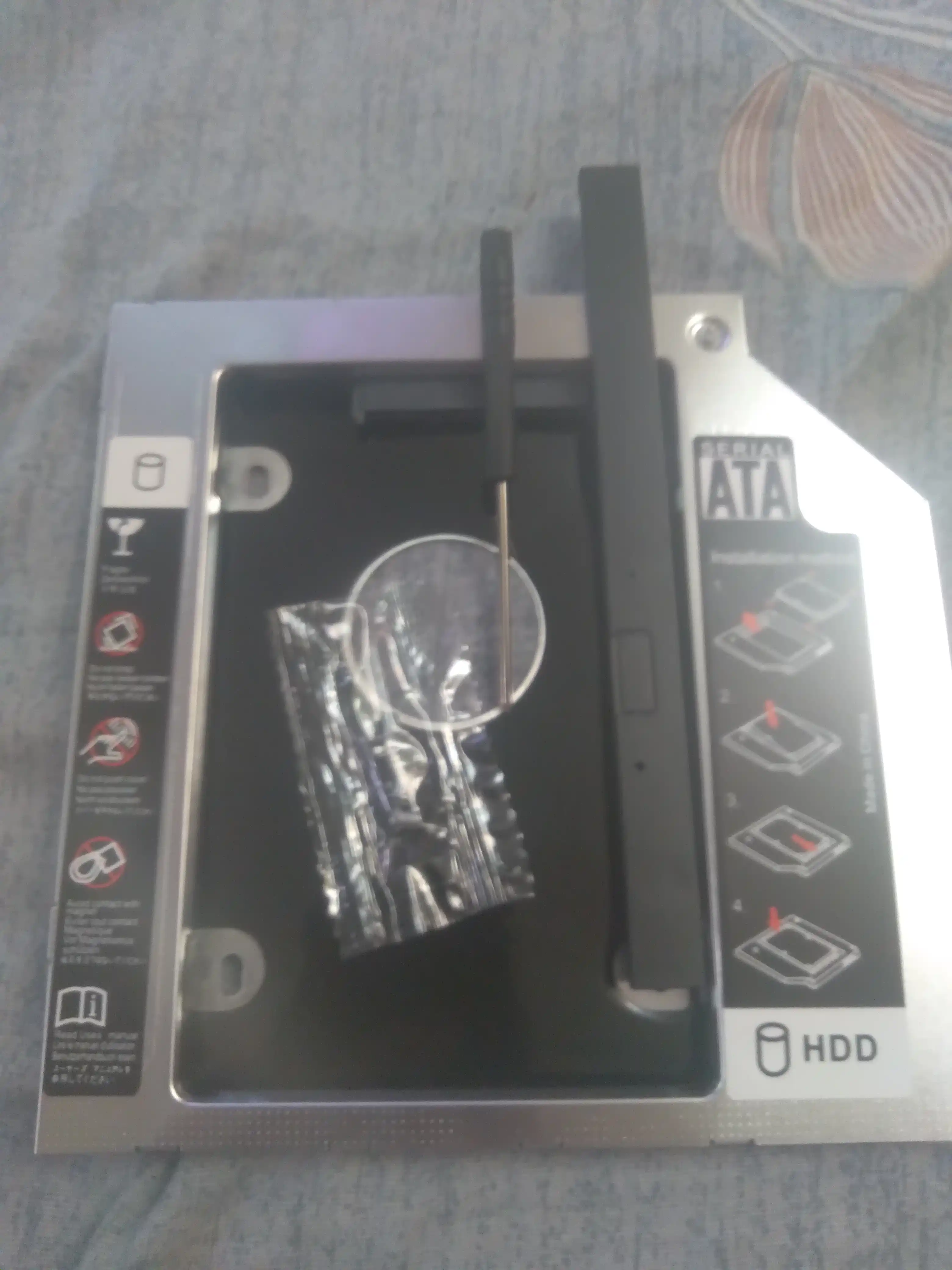 Салазки Optibay, 12.7 мм и 9.5 мм, переходник DVD SSD HDD, адаптер вместо дисковода, Caddy