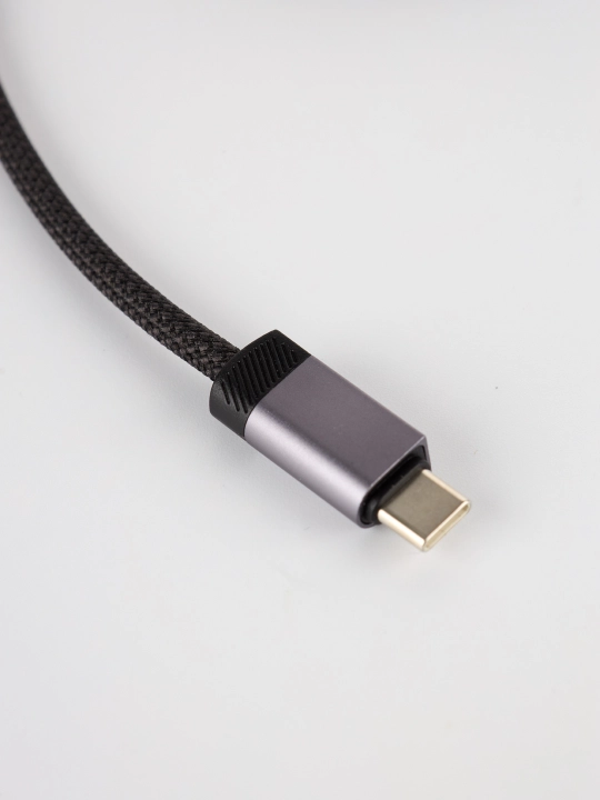 Кабель type-c usb 4 в 1 быстрая зарядка телефона светящийся