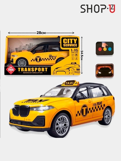 Радиоуправляемая машинка на аккумуляторах ВАЗ 2107, DODGE, Chevrolet, Taxi, Police — SHOPUZK-VAZ2107-СВЕТЛОР
