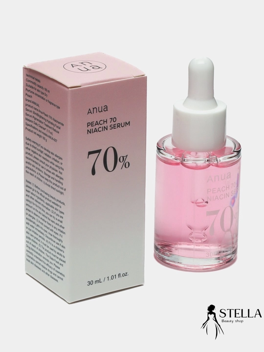 Niacinamide Serum Peach 70% niatsinamidli zardobi, 30 ml