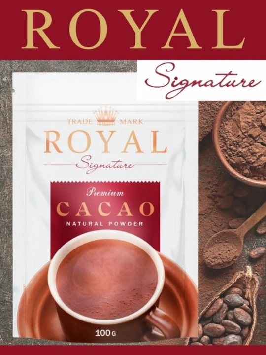 Какао порошок натуральный, ROYAL SIGNATURE, 100 гр - 