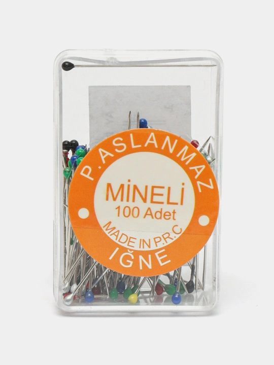 100 dona ko‘zga tashlanmaydigan to‘g‘nog‘ichlar, matoga zarar yetkazmaydi, hijob uchun ignalar, ro‘mol, sharf