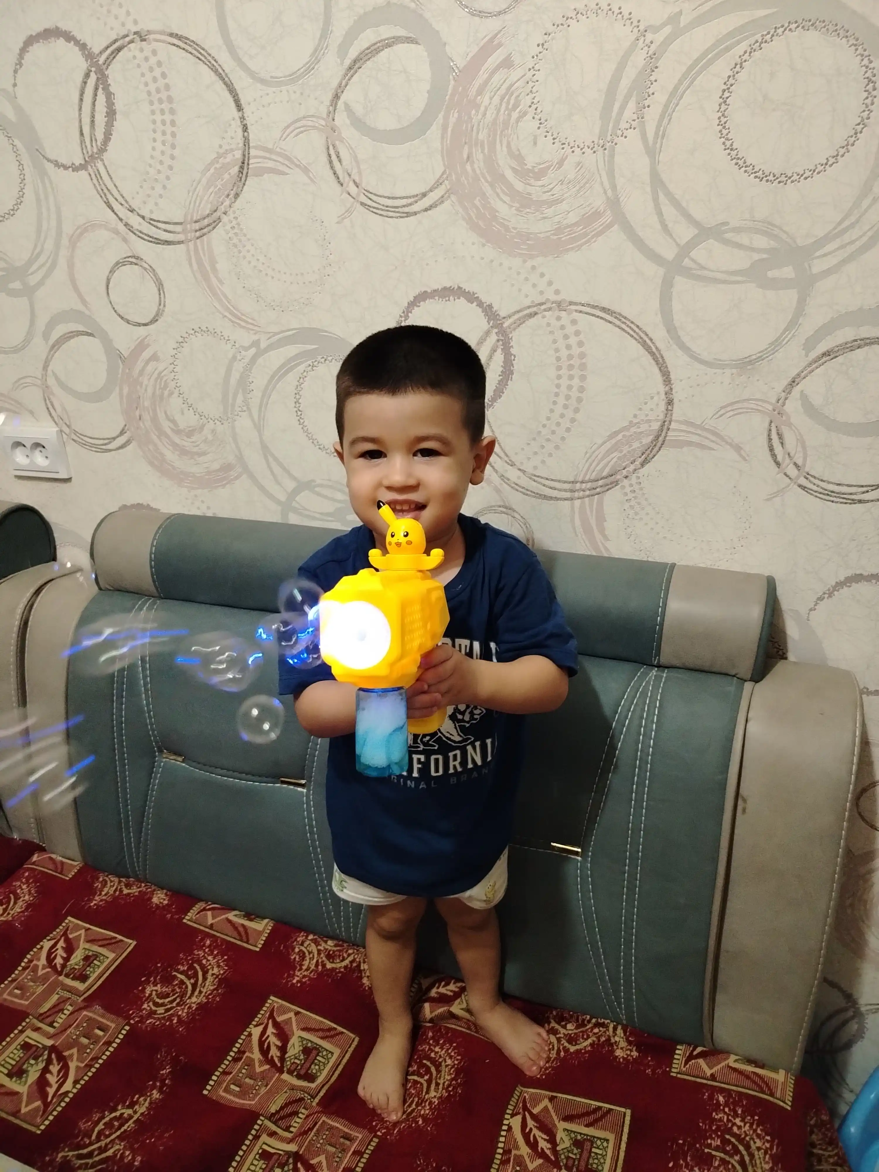 BUBBLE GUN генератор - пистолет мыльных пузырей, игрушка для детей