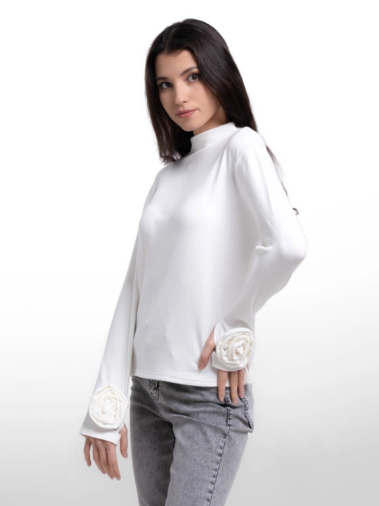 Ayollar longslivi atirgulli uzun yeng, kaliforniya matosi, standart 40-50
