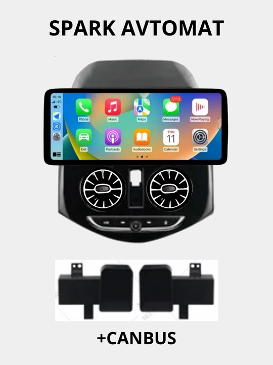Tesla avtomagnitolasi Android monitori, 12.3 dyuymli SIM karta 4.64 GB, 360 GB, Wi-Fi kabellari bilan kuller - 