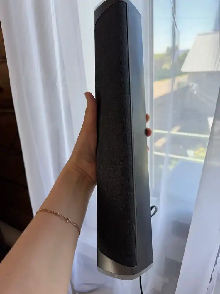 Simli kolonka kompyuter va telefon uchun, RGB yoritgichli soundbar