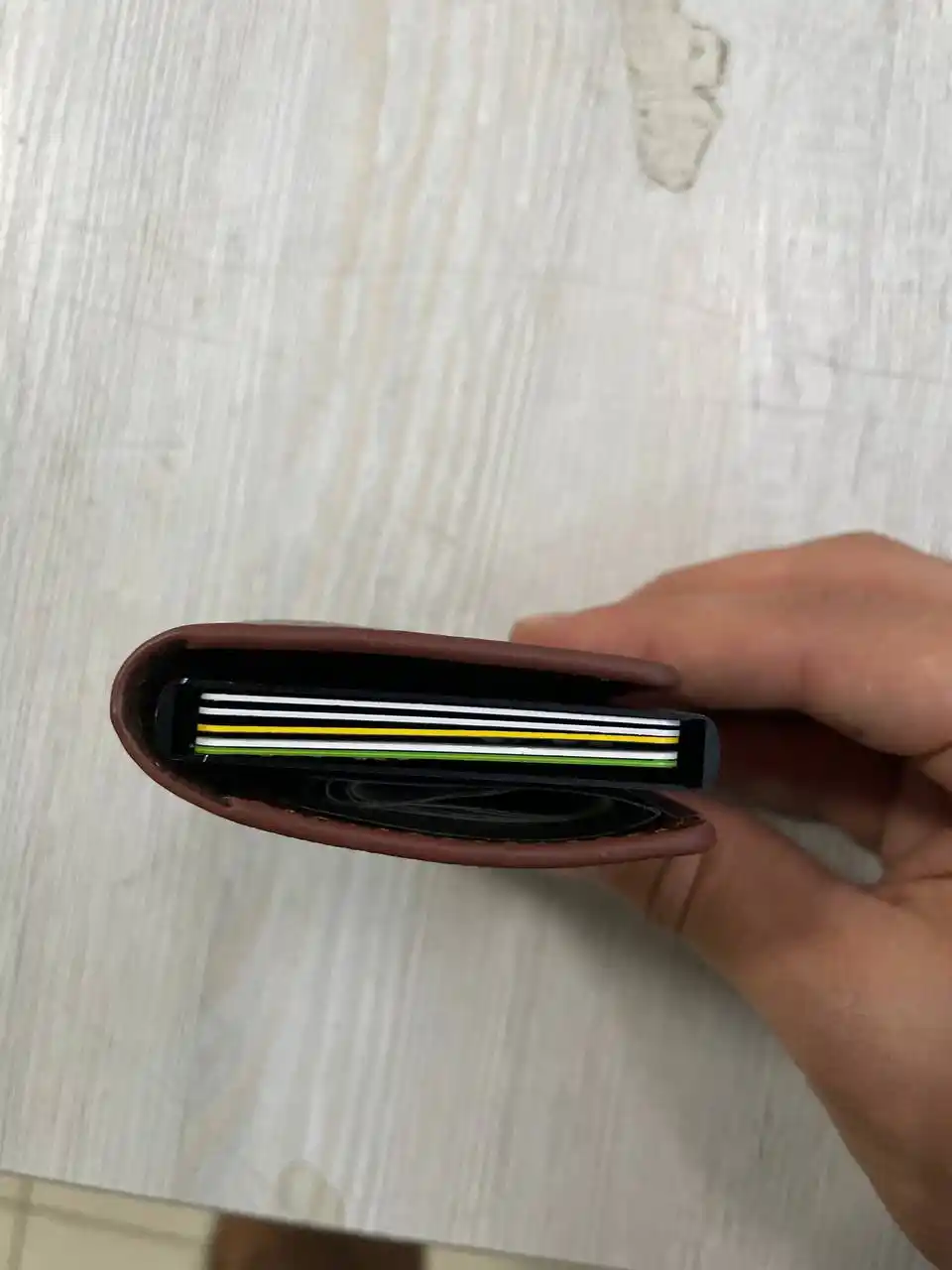 Кошелек-картхолдер для денег, банковской карты, паспорта, визитница, RFID защитный чехол