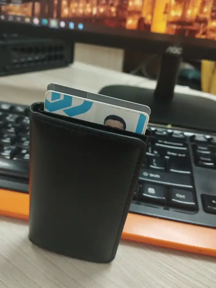 Кошелек-картхолдер для денег, банковской карты, паспорта, визитница, RFID защитный чехол