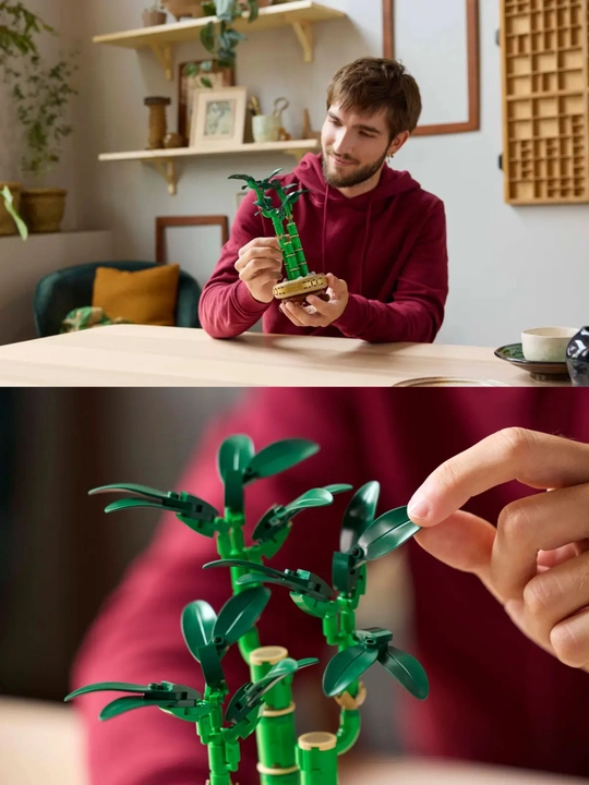 Сборный конструктор 3D цветы, букет роз, орхидея, совместим с лего, подарок сделай сам