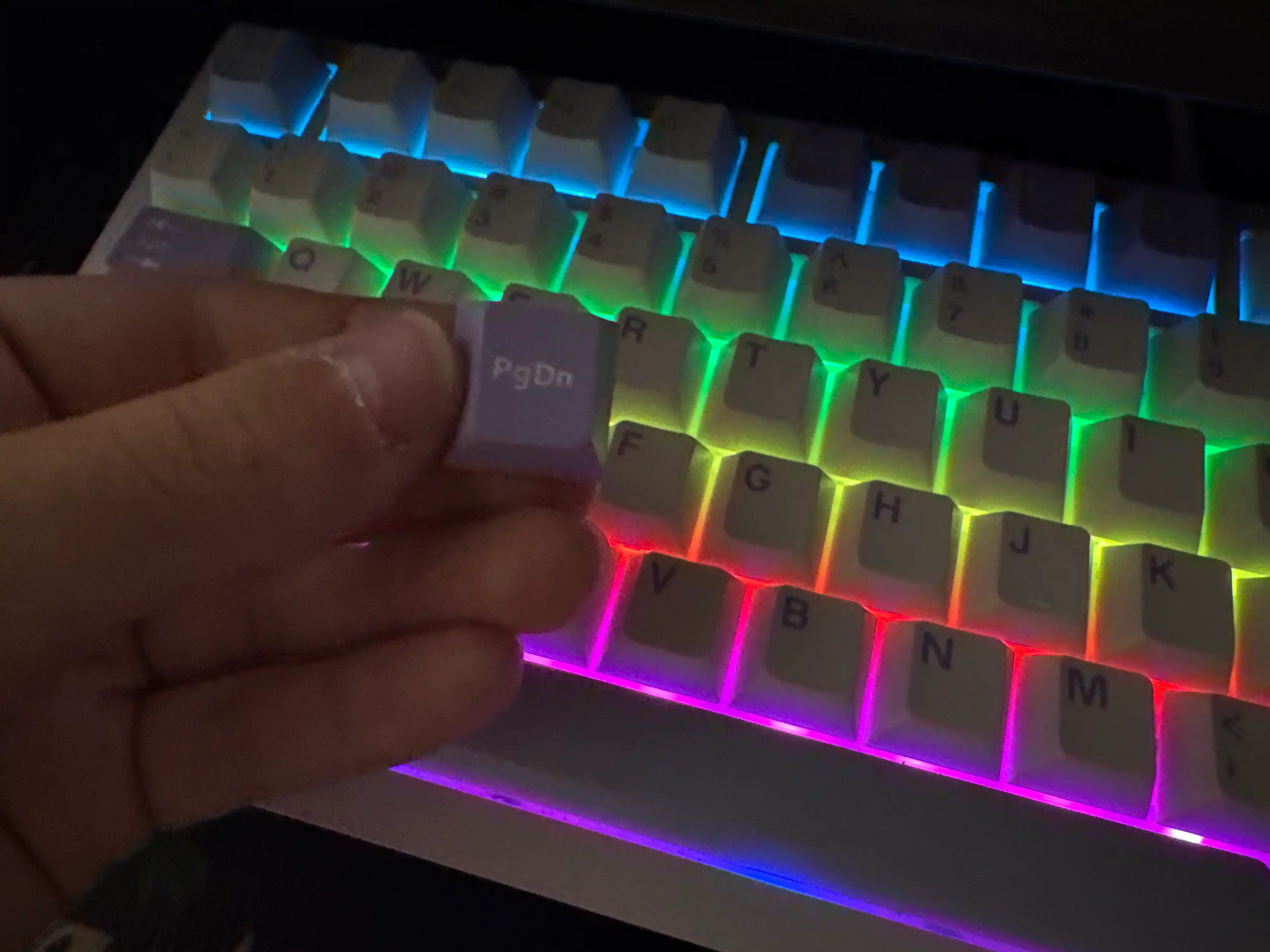 AJAZZ AK820 Pro mexanik klaviaturasi, o‘yin, simli, simsiz, Bluetooth, RGB