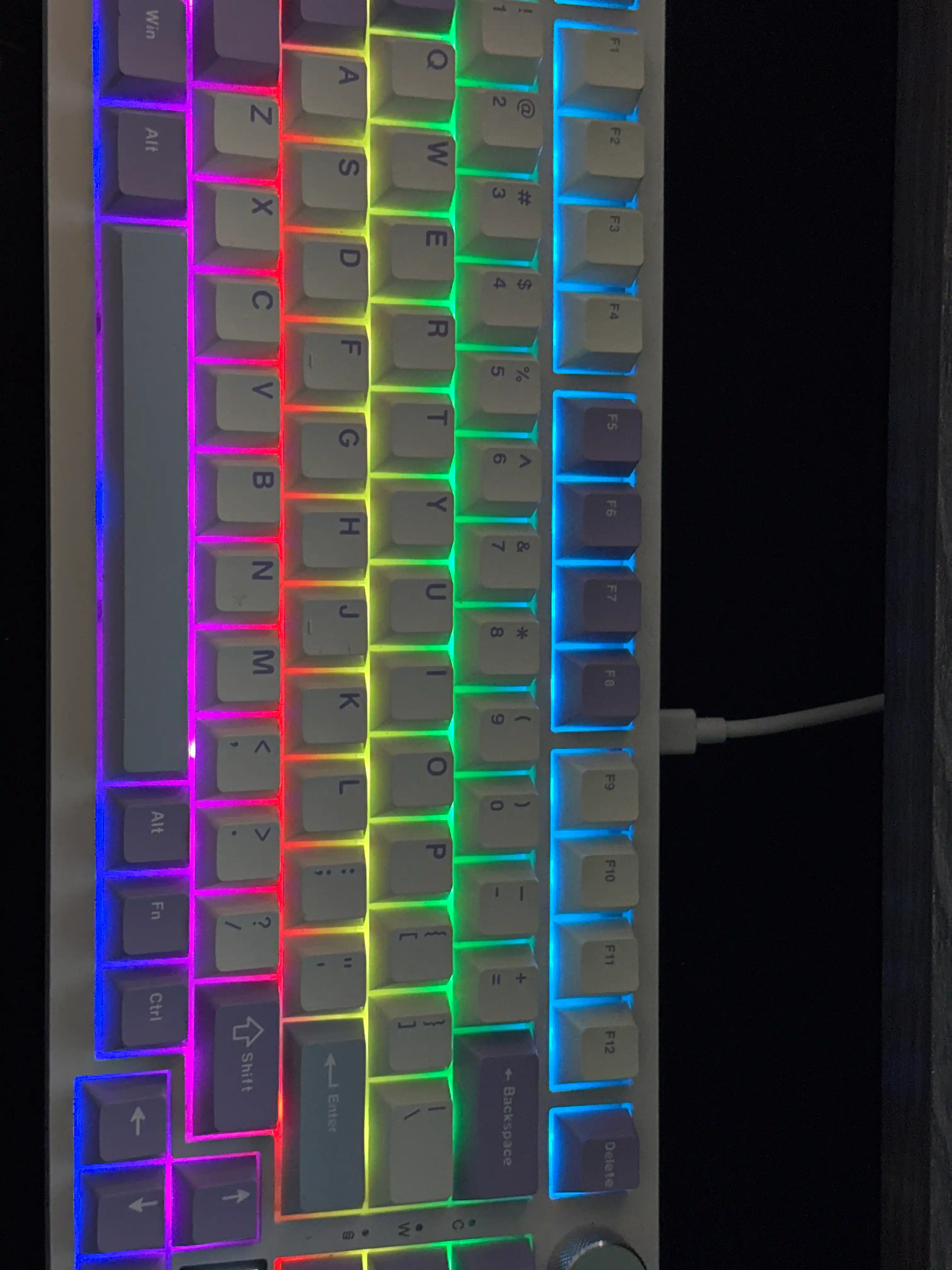 AJAZZ AK820 Pro mexanik klaviaturasi, o‘yin, simli, simsiz, Bluetooth, RGB