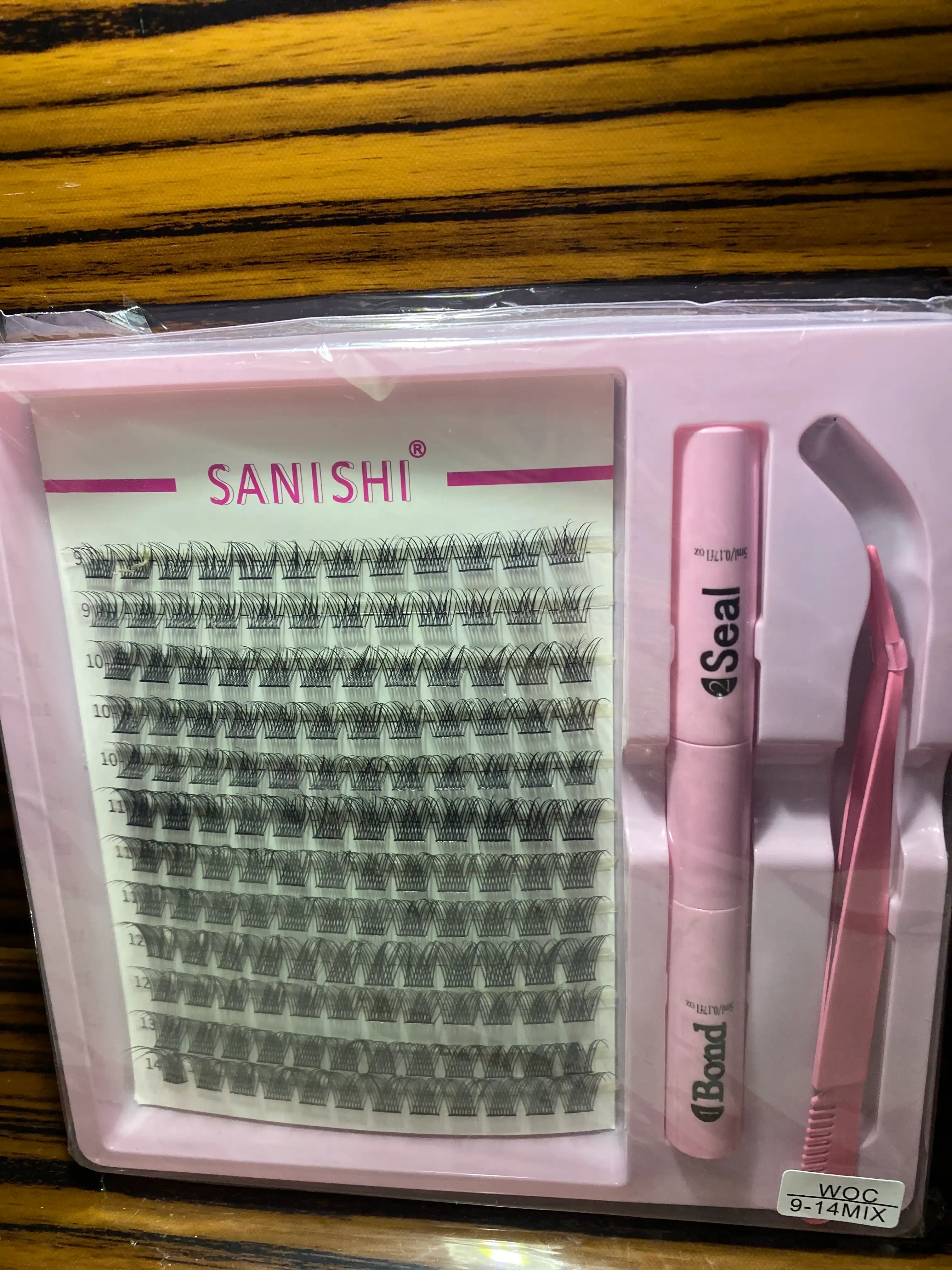 3D effektli, pinset va yelimli yasama kipriklar to‘plami, sovg‘a sifatida cho‘tka sanishi