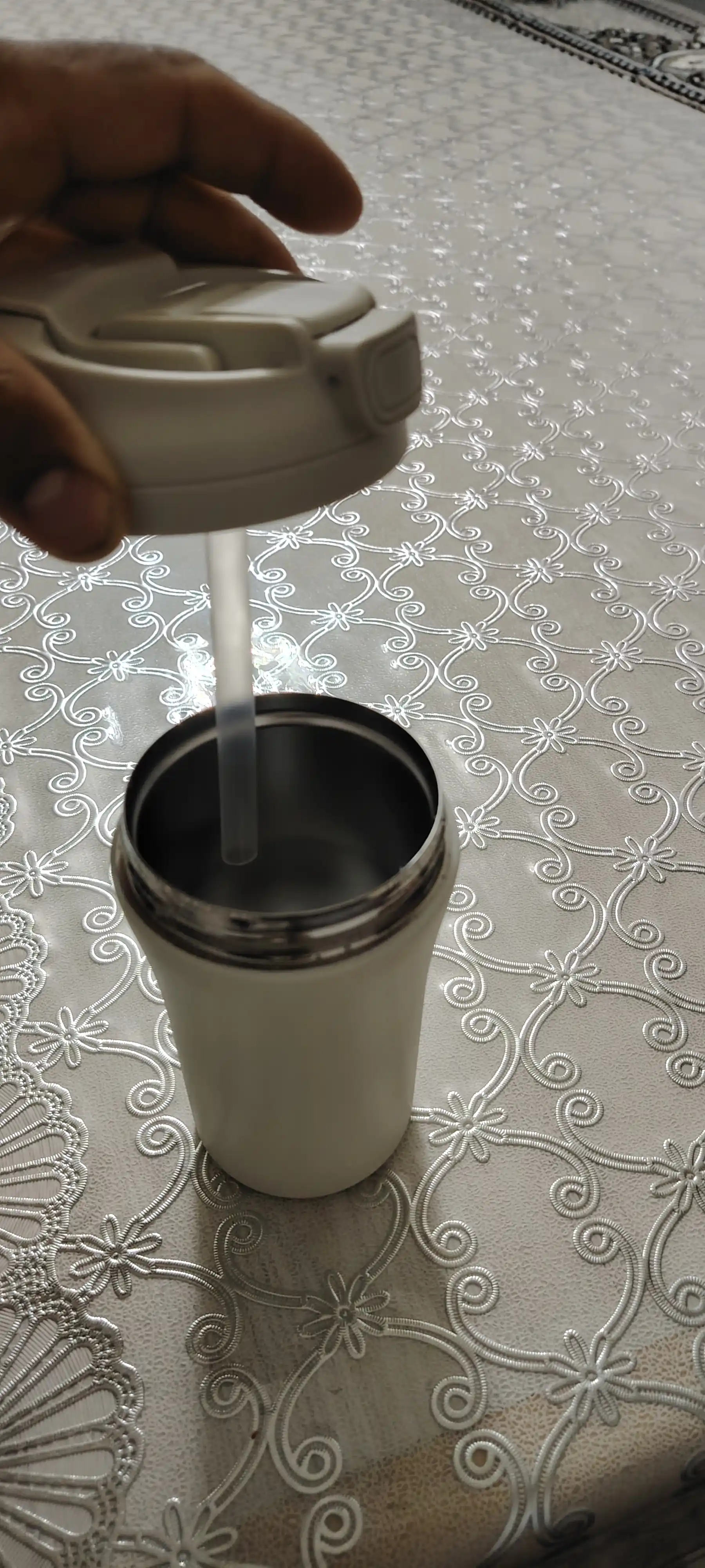 Choy va qahva uchun zanglamaydigan po'latdan tayyorlangan termosli krujka, 520 ml gacha
