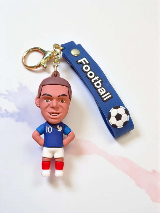 3D hajmli kalit zanjir, silikon, futbol - 