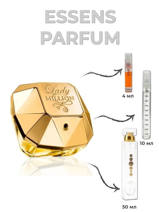 ESSENS PARFUM w127 , в стилистике  million , для женщин и девушек - 