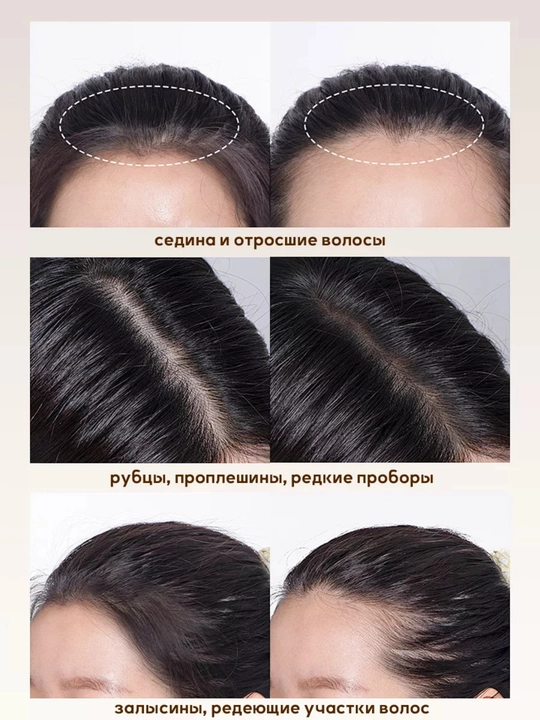 Oqargan sochlar, soqol, qoshlarni yopish uchun kukun, 4g
