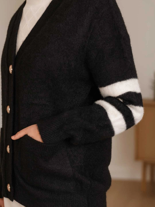 Ayollar kardigani, uzunchoq, tugmali, issiq, kundalik