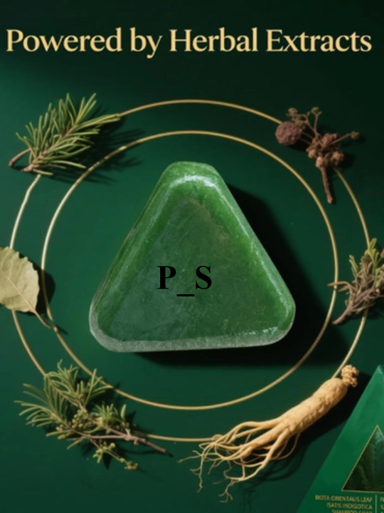 Uchburchak usmantus o'ti sovun shampuni, Caclimen Biotae Isatis Indigotica Shampoo Bar NEW 