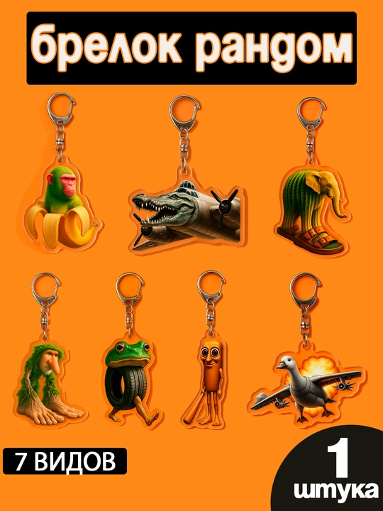 Brelok Tralalero Tralala, Tung tung tung sahur, Bombardiro Crocodillo - 