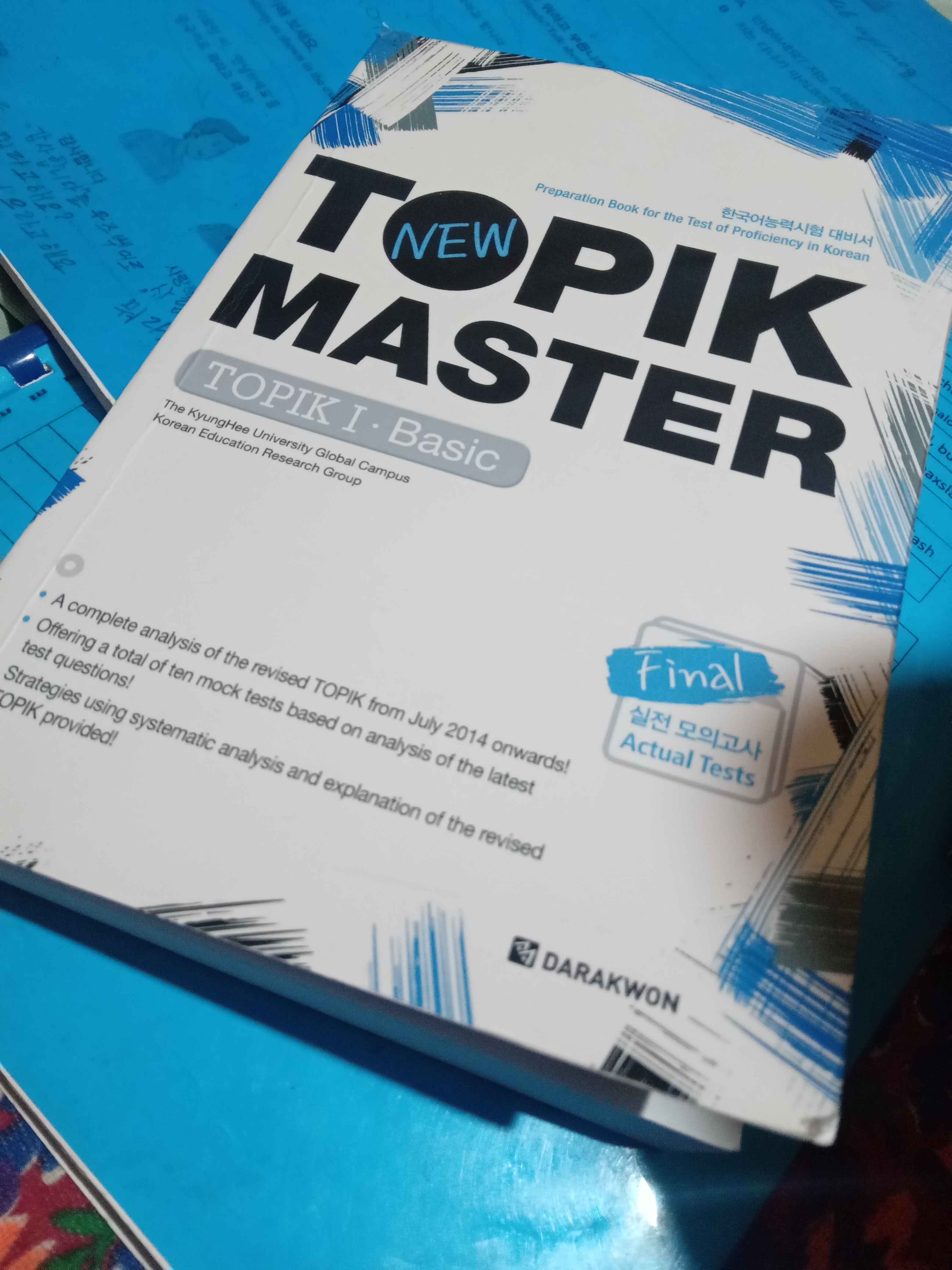 TOPIK MASTER:Yakuniy (Basic) - Kitob + C (Koreys va Ingliz tillari)