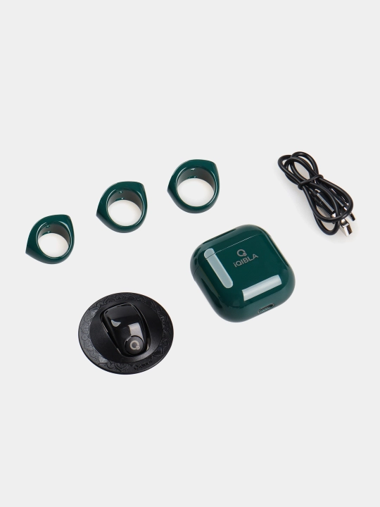 Elektron Tasbeh Zikr Ring Jood, zaryad keysi bilan, namoz vaqti eslatmasi, universal uzuk