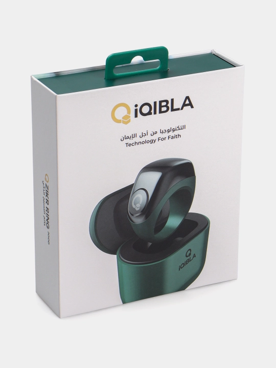 Elektron Tasbeh Zikr Ring Jood, zaryad keysi bilan, namoz vaqti eslatmasi, universal uzuk