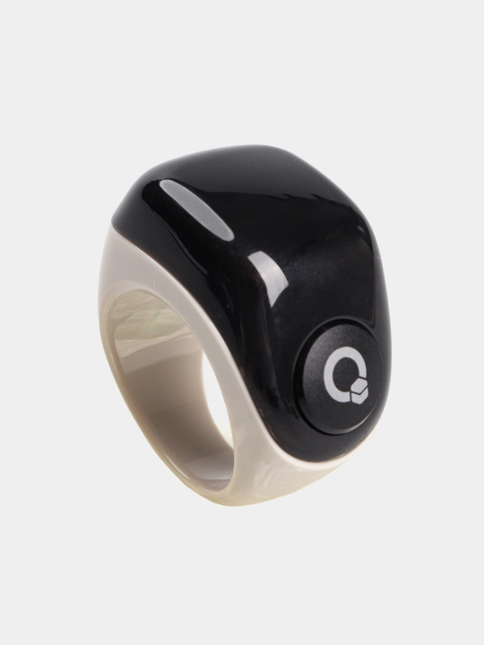 Elektron Tasbeh Zikr Ring Jood, zaryad keysi bilan, namoz vaqti eslatmasi, universal uzuk
