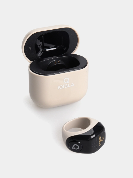 Elektron Tasbeh Zikr Ring Jood, zaryad keysi bilan, namoz vaqti eslatmasi, universal uzuk