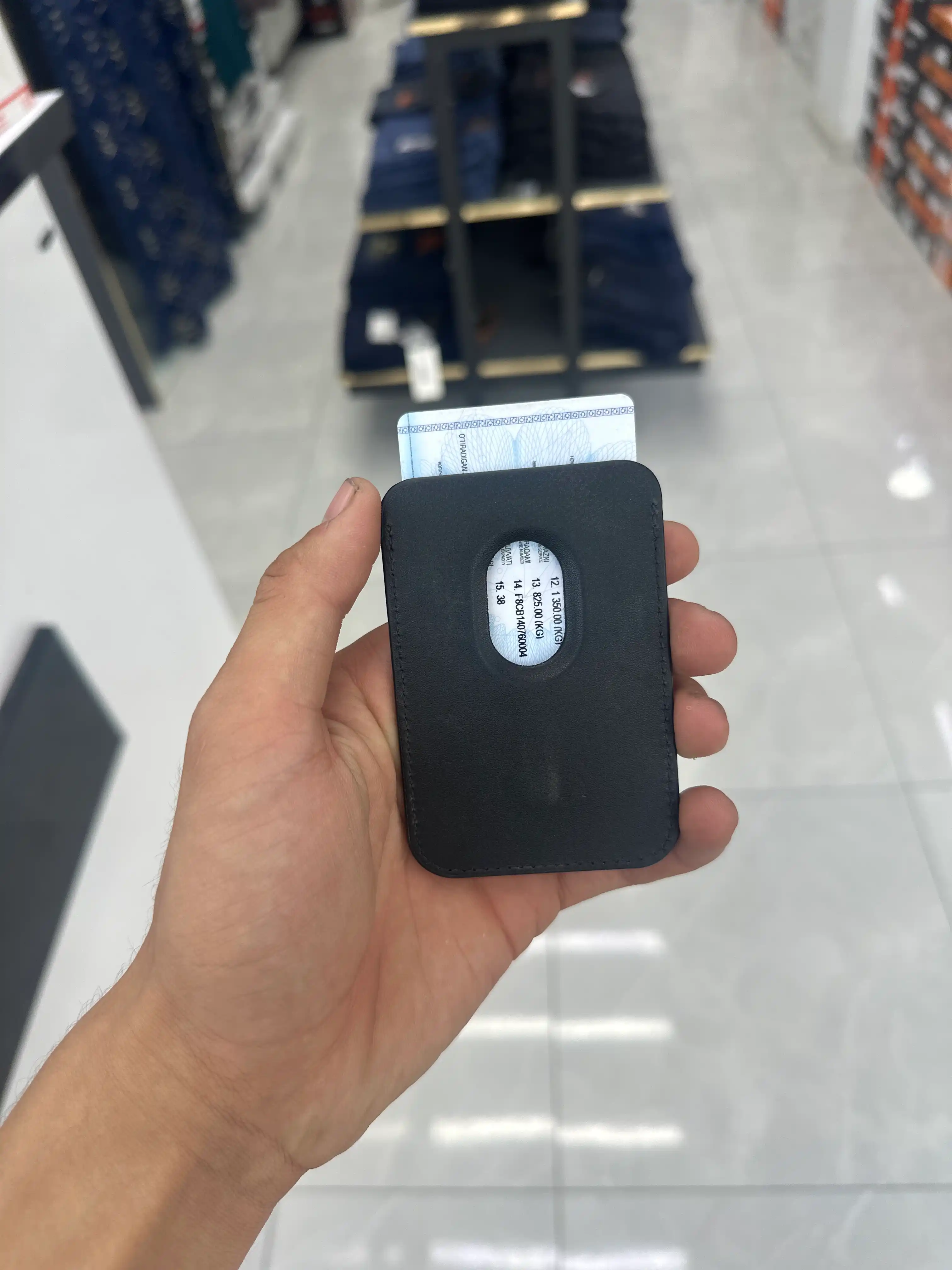 IPhone 15 ,14,13, 12 Pro Max Plus uchun magnit MagSafe karta hamyoni karta ushlagichi