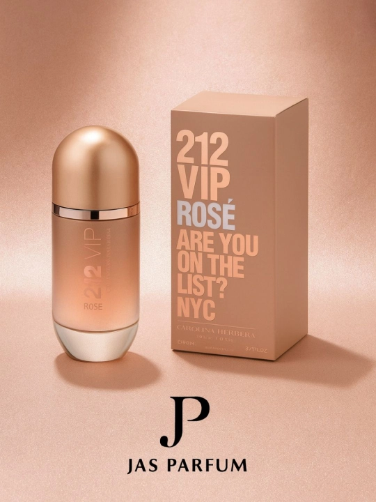 Парфюмерная вода для женщин Carolina Herrera 212 VIP Rose, 80 мл, Испания - 