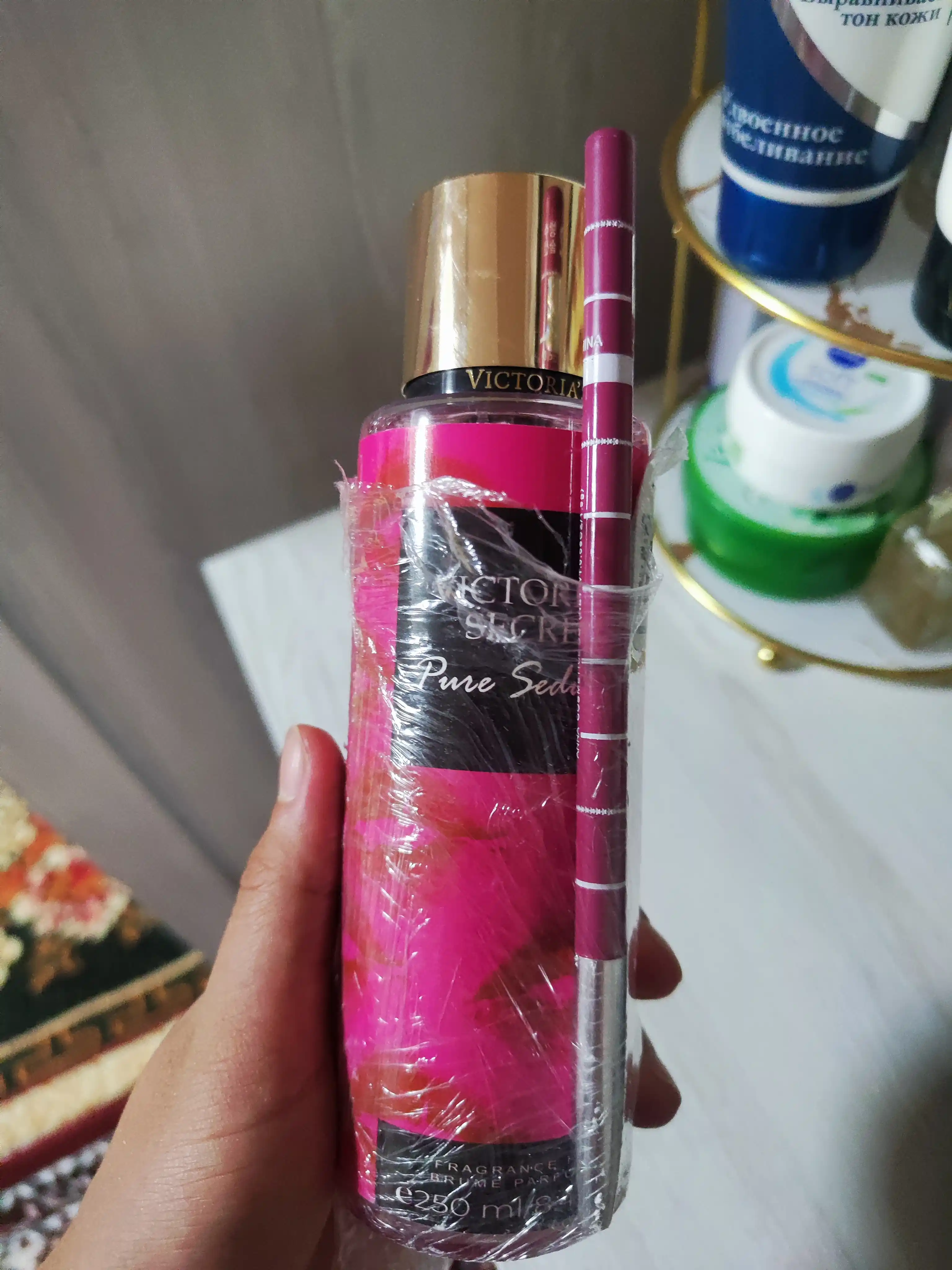 Victoria Secret Aqua kiss spreyi, Tempatation, Shimmer mist, 250 ml