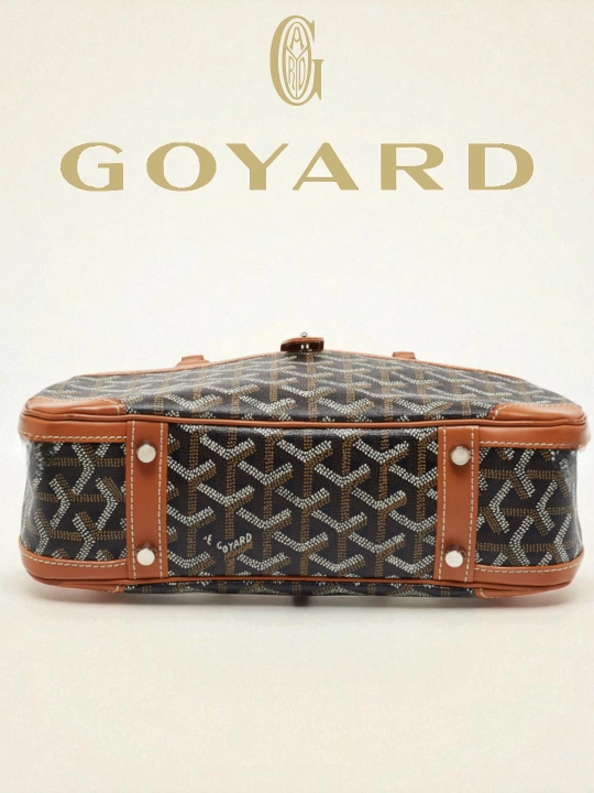 Goyard ayollar sumkasi, yelka orqali, 8-martga sovg‘a, qizlar uchun, ko‘k, qora