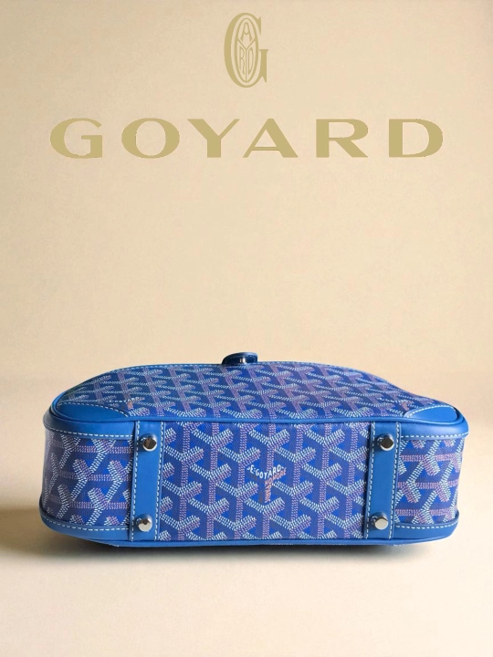 Goyard ayollar sumkasi, yelka orqali, 8-martga sovg‘a, qizlar uchun, ko‘k, qora