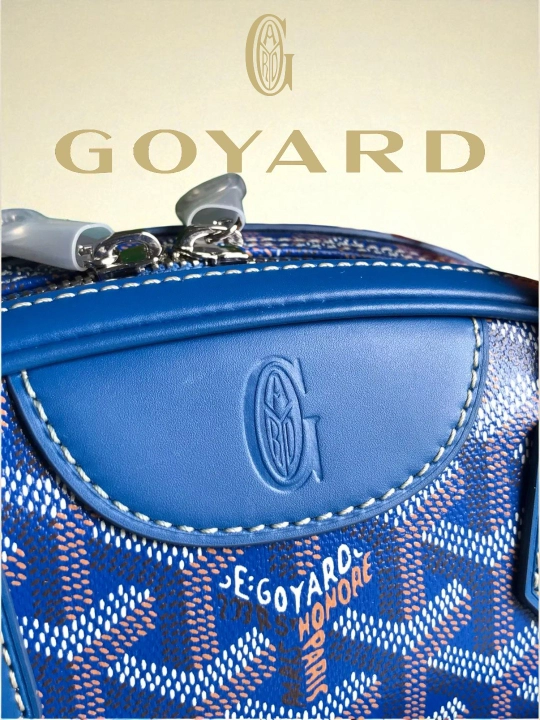 Goyard ayollar sumkasi, yelka orqali, 8-martga sovg‘a, qizlar uchun, ko‘k, qora