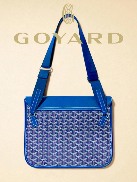 Мужская сумка через плечо Goyard, кросс боди барсетка гоярд синий белый черный вип гоярд