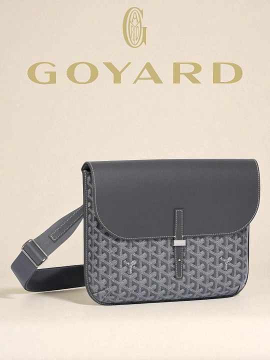 Мужская сумка через плечо Goyard, кросс боди барсетка гоярд синий белый черный вип гоярд