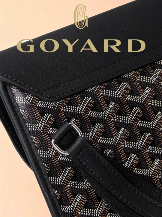Мужская сумка через плечо Goyard, кросс боди барсетка гоярд синий белый черный вип гоярд
